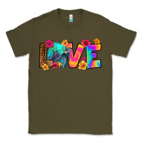 Army Green turtle love Classic Tee - RanaPortraitStore
