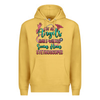 Antique Gold not all angels have wings some have stethoscopes Premium Hoodie - RanaPortraitStore