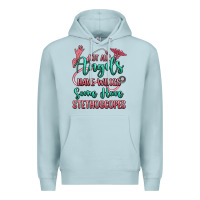 Blue Mist not all angels have wings some have stethoscopes Premium Hoodie - RanaPortraitStore
