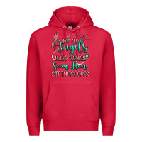 Cardinal not all angels have wings some have stethoscopes Premium Hoodie - RanaPortraitStore