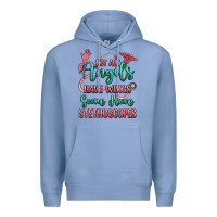 Colony Blue not all angels have wings some have stethoscopes Premium Hoodie - RanaPortraitStore