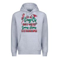 Heather Grey not all angels have wings some have stethoscopes Premium Hoodie - RanaPortraitStore