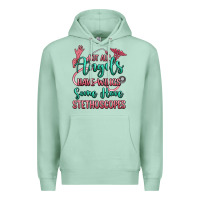 Seafoam not all angels have wings some have stethoscopes Premium Hoodie - RanaPortraitStore