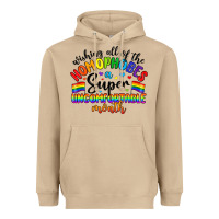 Mushroom wishing all of the homophobes uncomfortable month Heavyweight Hoodie - Artiststas