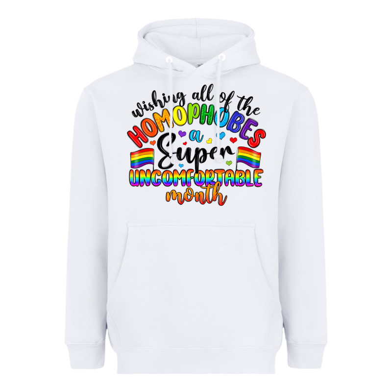 Wishing All Of The Homophobes Uncomfortable Month Heavyweight Hoodie by Artiststas | Teevron