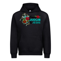 Black leave judgin to jesus Urban Hoodie - BarkalooDesign