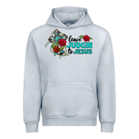 Heather Grey leave judgin to jesus Urban Hoodie - BarkalooDesign