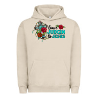 Pigment French Oak leave judgin to jesus Urban Hoodie - BarkalooDesign