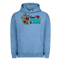 Pigment Pebble Blue leave judgin to jesus Urban Hoodie - BarkalooDesign