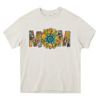 Western Mom With Gemstone And Sunflower Heavy Core Tee | Teevron