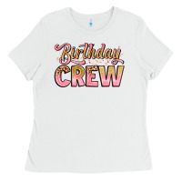 White birthday crew Ladies Tee - Artiststas