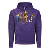 Cloud Purple Faith USA sunflower 4th of july Vintage Hoodie - HowdyJamesFarm