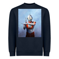 Navy ultraman 24 Heavyweight Sweatshirt - lanVoArt