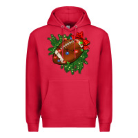 Cardinal american football christmas with lights and ribbon Premium Hoodie - FaDigitalArtStudio