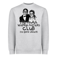 Heather Grey he man woman haters club from our gang, the little rascals Heavyweight Sweatshirt - lanVoArt