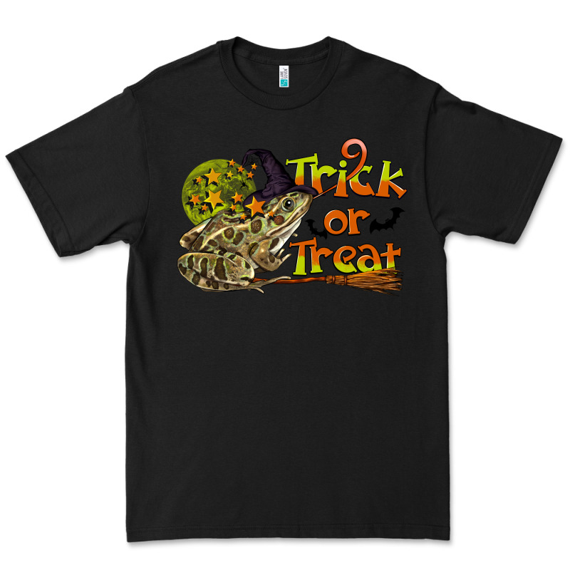 Trick Or Treat With Frog Premium Tee by LillyAllenDesigns | Teevron