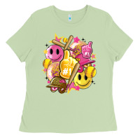Matcha retro softball Ladies Tee - Artiststas