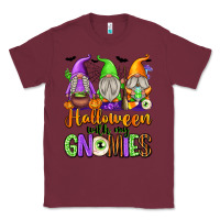 Burgundy halloween with my gnomies Classic Tee - texasbilliewilder