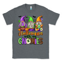 Charcoal Heather halloween with my gnomies Classic Tee - texasbilliewilder