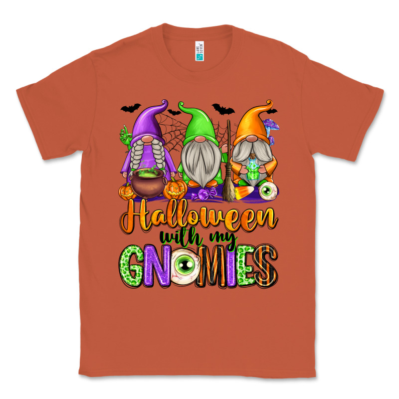 Halloween With My Gnomies Classic Tee by texasbilliewilder | Teevron