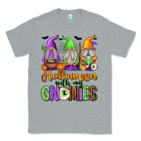 Heather Grey halloween with my gnomies Classic Tee - texasbilliewilder