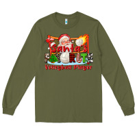 Army Green santas favorite volleyball player Long Sleeve Tee - CowGirlArtShop