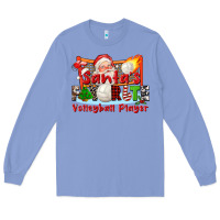 Colony Blue santas favorite volleyball player Long Sleeve Tee - CowGirlArtShop