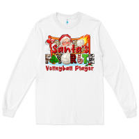 White santas favorite volleyball player Long Sleeve Tee - CowGirlArtShop