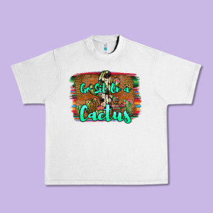Go Sit On A Cactus Urban Heavy Tee Designed By Jahusdesignshop