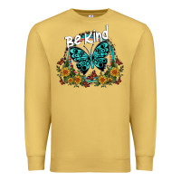 Antique Gold be kind Premium Sweatshirt - SublimationCraftShop
