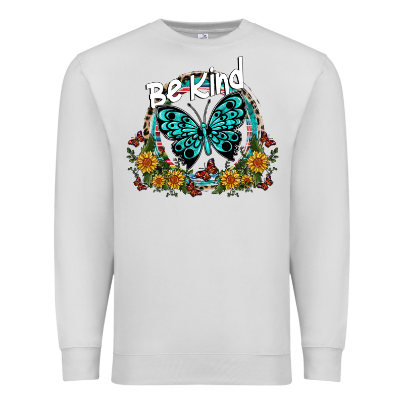 Be Kind Premium Sweatshirt by SublimationCraftShop | Teevron