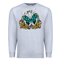 Heather Grey be kind Premium Sweatshirt - SublimationCraftShop