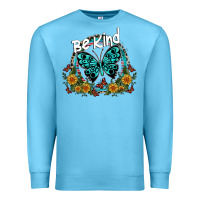 Ocean Blue be kind Premium Sweatshirt - SublimationCraftShop