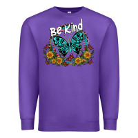 Purple be kind Premium Sweatshirt - SublimationCraftShop