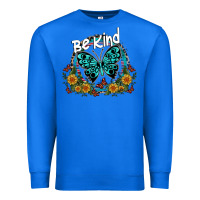 True Royal be kind Premium Sweatshirt - SublimationCraftShop