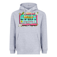Heather Grey hello you are allowed to love books more than peop Heavyweight Hoodie - Artiststas