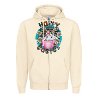 Sandshell Happy Easter Zipper Hoodie - CowhideDigitalArt