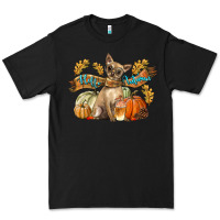Black Hello Autumn With Chihuahua Dog Premium Tee - LillyAllenDesigns
