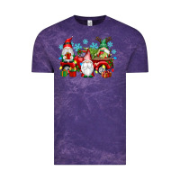 Cloud Purple christmas gnome truck Vintage Tee - texasbilliewilder