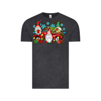 Vintage Black christmas gnome truck Vintage Tee - texasbilliewilder