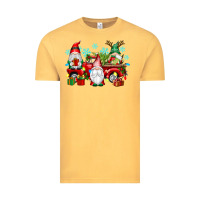 Vintage Mustard christmas gnome truck Vintage Tee - texasbilliewilder