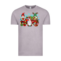 Vintage Zinc christmas gnome truck Vintage Tee - texasbilliewilder