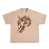 Burro Cupid with rose Valentine's Day Urban Heavy Tee - HowdyJamesFarm