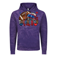Cloud Purple Touchdown season American football 4th of july Vintage Hoodie - HowdyJamesFarm