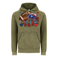 Vintage Olive Touchdown season American football 4th of july Vintage Hoodie - HowdyJamesFarm