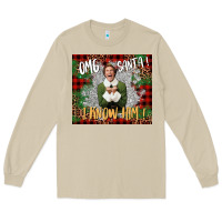 Mushroom omg santa i know him elf Long Sleeve Tee - CowGirlArtShop
