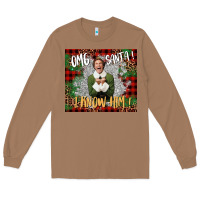 Toasted Coconut omg santa i know him elf Long Sleeve Tee - CowGirlArtShop
