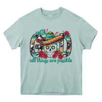 Arona With God All Things Are Possible With Sombrero Sku Heavy Core Tee - BundleAndBundleShop