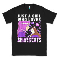Black anime cat anime stuff Classic Tee - lanVoArt