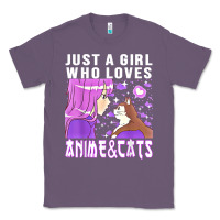 Lavender anime cat anime stuff Classic Tee - lanVoArt